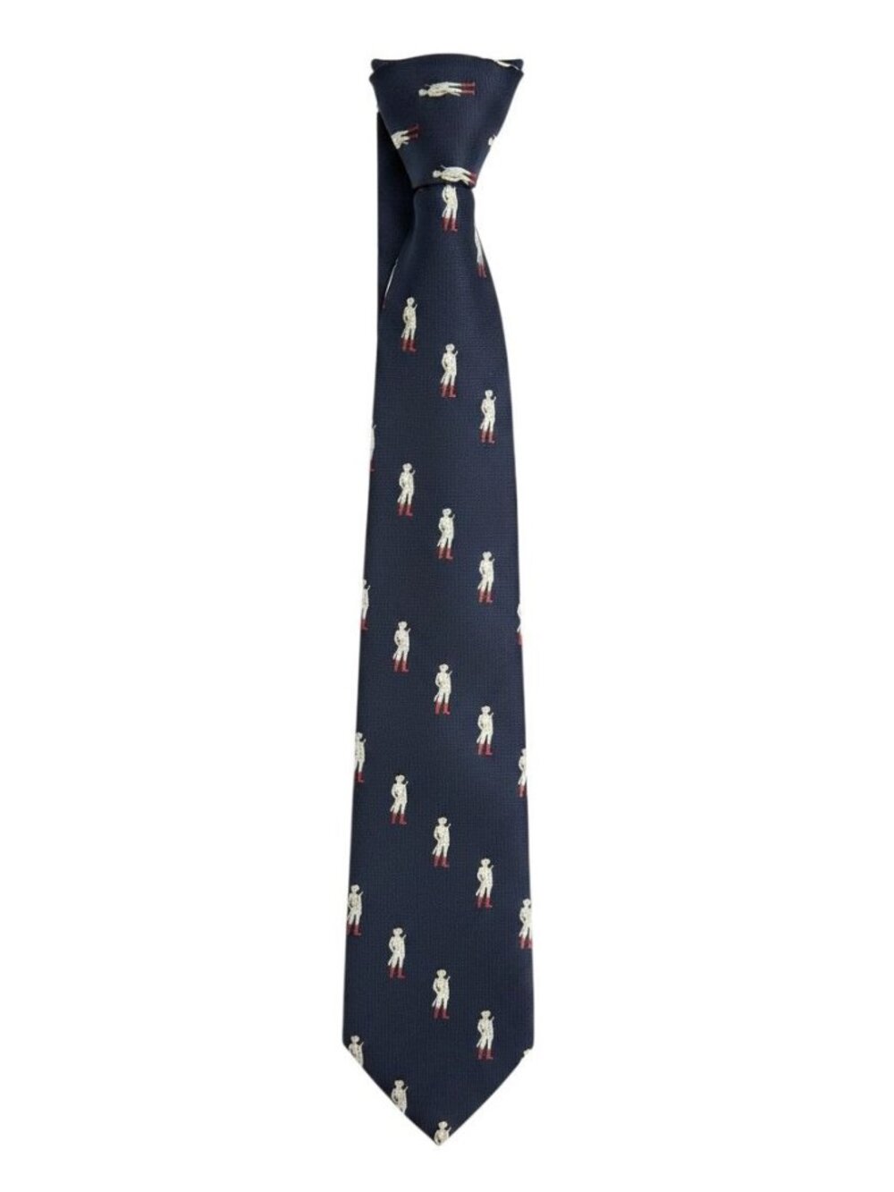 Videlun D'or Men's Navy Colonial Soldier Pattern Necktie